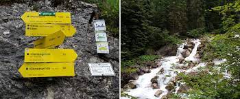 Die höllentalklamm ist wandern neben tosenden wassermassen. Wanderung Durch Die Hollentalklamm