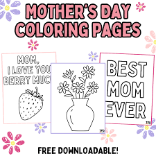Mother's Day Coloring Cards! - Free Downloadable – TPG Creations/The Pencil  Grip, Inc.