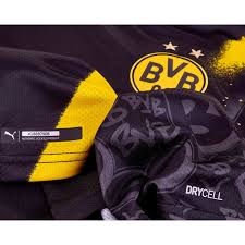 Borussia dortmund have revealed their new 2020/21 season jersey. 2020 21 Puma Borussia Dortmund Away Jersey Soccerpro