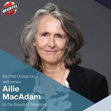 Bechtel is proud to announce that Ailie MacAdam, president of our Mining  and Metals business, has been elected to the Bechtel Group Inc. Board of  Directors. Since joining Bechtel in 1985, Ailie