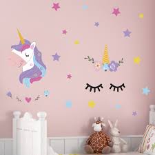 Even better is the fact that you can create a custom decal based on your own design, picture or text. Zoomie Kids Sleepy Unicorns Wall Sticker Wayfair Co Uk