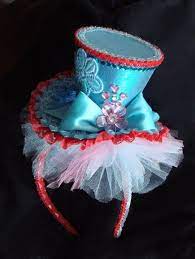 Mad Hatter Hats On Head Bands Love This Idea Mad Hatter Hats Mad Hatter Party Mad Hatter Tea Party