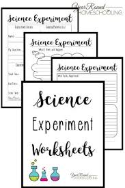 A worksheet about science and technology. Science Experiment Worksheets Year Round Homeschooling