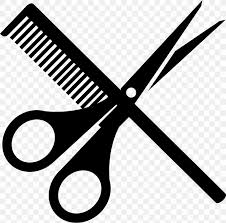 It is a very clean transparent background image and its resolution is 1000x525 , please mark the image source when quoting it. Comb Scissors Hairdresser Hair Cutting Shears Clip Art Png 980x968px Comb Beauty Parlour Black And White