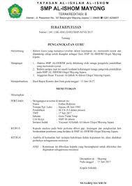 Bisa merupakan sk pengangkatan karyawan tetap dari sebelumnya hanya menjadi karyawan kontrak, juga 1.contoh surat pengangkatan karyawan tetap. Contoh Sk Pns Shefalitayal