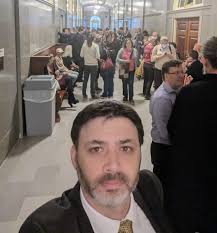 Today the Missouri Senate heard three bills that would criminalize gender  affirming care for trans kids. These are the bills that will drive families  like mine--loving, affirming families of trans kids--out of