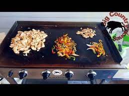 Fajitas On The Blackstone Griddle Youtube Griddle Recipes Blackstone Griddle Outdoor Griddle Recipes