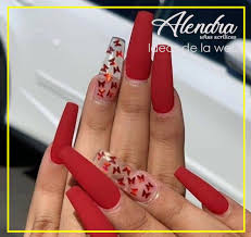Si El Color Rojo Es Lo Tuyo Alendra Unas Acrilicas Facebook