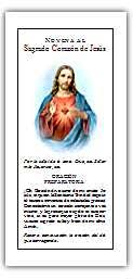 Imprimir las dos páginas de este tríptico en una hoja por los dos lados dia 7º santa maría, madre de dios. Novena Al Sagrado Corazon De Jesus
