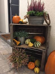 Insgesamt bedarf diese sehr robuste pflanze so gut wie keiner pflege. Herbst Dekoration Eingang Fall Decor Fall Home Decor Entrance Decoration