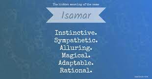 The hidden meaning of the name Isamar | Namious