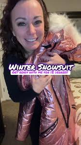 Flash sale!!! Snowsuit #snowsuit #pinksnowsuit #snowsuitforwoman #snowyday  #womenswinterfashion #metallic #womensfashion #NewYearNewAura  #TikTokShopJumpstartSale #TikTokShopLoveAtFirstFind