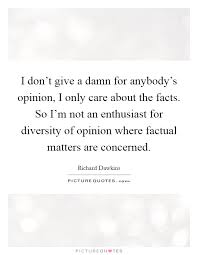 I Don T Give A Damn For Anybody S Opinion I Only Care About The Picture Quotes