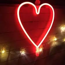 Neon Red Heart Red Led Lights Neon Neon Signs