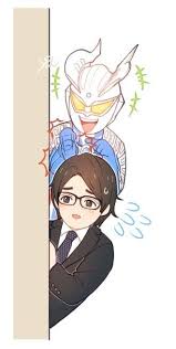Ultraman Zero And Leito Animasi Gambar Anime Lucu