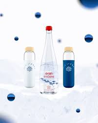 Evian water starts as rain and snow and infiltrates through the ground of our impluvium before slowly *excluding cap and label. Set Mit Evian Kultflaschen Zu Gewinnen