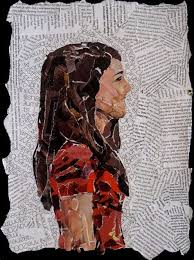 I Love Working With Newspaper And Magazine Art Work Magazine Collage Art Projects For Teens Collage Art Projects