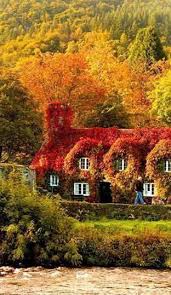 Há muitas paisagens deslumbrantes — montanhas, vales e prados especialmente! Outono No Pais De Gales Reino Unido Herbstbilder Naturbilder Landschaft