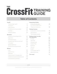 Crossfit Level 1 Guide Strength And Conditioning Programs Crossfit Program Crossfit Trainer