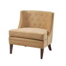 Yellow Gold Fabric Contemporary Accent Chair In 2020 Contemporary Accent Chair Accent Chairs Chair