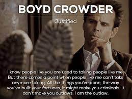 Tv S Best Villains Are Expert Sh T Talkers 17 Photos Justified Quotes Villain Quote Best Villains