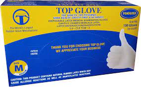 Top glove specializes in gloves, face masks, condoms, dental dams, exercise bands, tourniquets, home. Top Glove Size M Box Of 100 Gloves Wall Gate Com