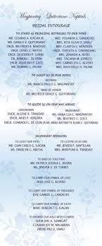 Wedding invitation suites see all designs. New Wedding Reception Program Filipino Ideas Bridal Entourage Wedding Invitation Format Wedding Invitation List