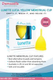 Lunette Lucia Yellow Menstrual Cup Diva Menstrual Cup