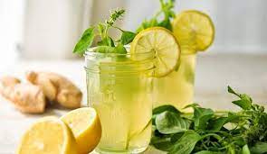 طريقة عمل عصير ليمون بالنعناع ginger lemonade ginger ale recipe lemon diet