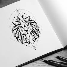 Tattoo Geometric Lion Geometric Lion Tattoo Mens Lion Tattoo
