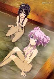 tanaka kii hundred kirishima sakura (hundred) kisaragi karen breast hold  naked onsen wet | #353544 | yande.re