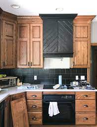 Add orange to the living room. How To Make An Oak Kitchen Cool Again Copper Corners