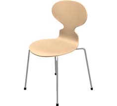 Mit diesen stühlen wird auch langes sitzen garantiert zu einem. Fritz Hansen Die Ameise 3101 46 Cm Buche Klar Lackiert Natur Von Arne Jacobsen 1952 Designermobel Von Smow De