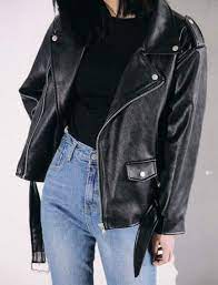 Fashion Grunge Tumblr Denim Jackets 68 Ideas Leather Jacket Leather Jacket Outfits Leather Jacket Black