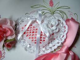 Sportina di vernice per realizzare fai da te sacchettini per promessa e matrimonio, diciottesimo compleanno Sacchetto Bomboniera All 39 Uncinetto Bomboniera In Cotone Bianco A Forma Di Cuore Matrimonio Italiano Piccola Borsa Croche Uncinetto Bomboniere Bomboniera