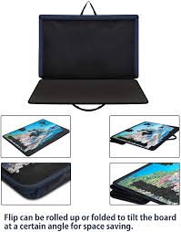 Lavievert jigsaw puzzle case storage for up to 1,500. Buy Becko Puzzle Board With Trays Cover Portable Jigsaw Puzzle Case Puzzle Storage Puzzle Saver Non Slip Surface For Up To 1000 Pieces Black Online In Indonesia B086bvs7rg