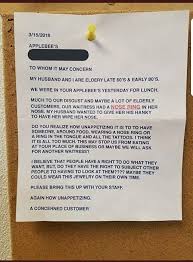 They have been marked down to make way for new and exciting offerings for our loyal servers and bartenders who are looking for the best server organizers and waitress. Applebee S Customer Upset By Nose Ring On Waitress