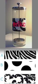 Personalized Salon Sanitation Jars Decorative Barbicide Jars Cute Salon Disinfectant Jar Love The Black Scroll Design C Birthday Wishlist Jar Home Salon