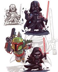 Another Page From My New Artbook Currently Being Funded On Kickstarter Stretch Goals In Effect 23 Star Wars Cartoon Star Wars Drawings Star Wars Characters