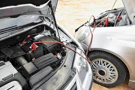 Starting Car Engine With Battery Jumper Cables Starting One Car With Battery Ju Spon Engine Battery Starting Car Accum Car Engine Car Engineering
