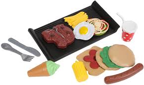 It also allows them to prepare different she will undoubtedly spend most of the time playing games with other kids. Buy Cazoyee 19 Pieces Play Food Toys With Tray Pretend Play Kitchen Set For Market Role Play Realistic Kitchen Accessories Fake Food Toy Playset Plastic Toy Food Gift For Kids Girls Boys