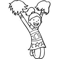 You may use this picture for you should share cheer up coloring pages with pinterest or other social media, if you attention with this picture. Spirited Cheerleader Coloring Pages Surfnetkids