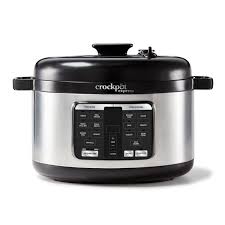 Crockpot Express 6 Qt Oval Max Pressure Cooker Stainless Steel Crock Pot