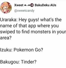 Me Tinder My Hero Academia My Hero Academia Memes My Hero Academia 2