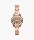 Stella Three-Hand Date Rose Gold-Tone Stainless Steel Watch ...
