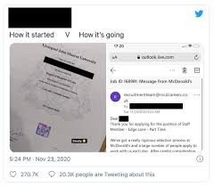 Update your status of the university. Liverpool John Moores Law Grad Goes Mega Viral With Mcdonald S Job Application Tweet Legal Cheek