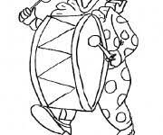 coloriage clown et tambour dessin gratuit a imprimer carnaval