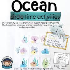 The learning objectives of each game and any necessary materials are listed below. Ocean Animal Circle Time Activities For Preschool And Kindergarten