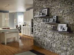 Bathroom Open Shelves Used For Display Stone Walls Interior Stacked Stone Walls Indoor Stone Wall
