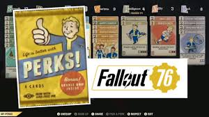 fallout 76 special point level cap perk card pack monetization fallout 4